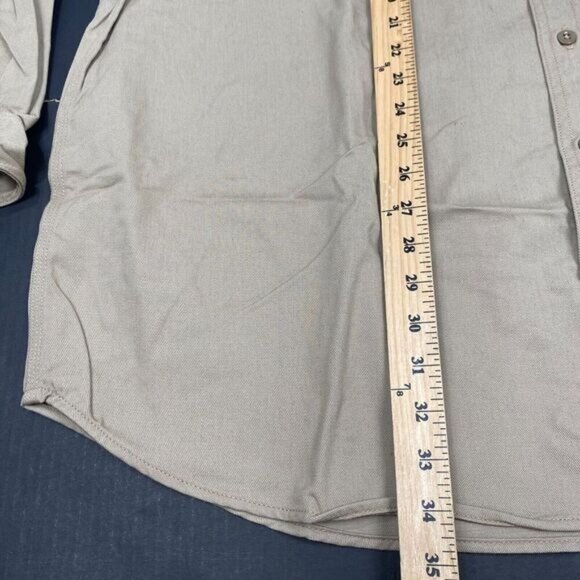 Carhartt FR Shirt Men's Size 3XL Flame Resistant Workwear Twill Khaki CAT 2 NEW - Picture 6 of 16